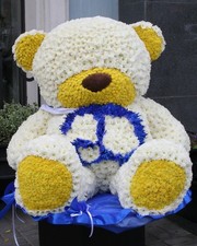 Оформление свадеб, игрушки из цветов, цветочные игрушки